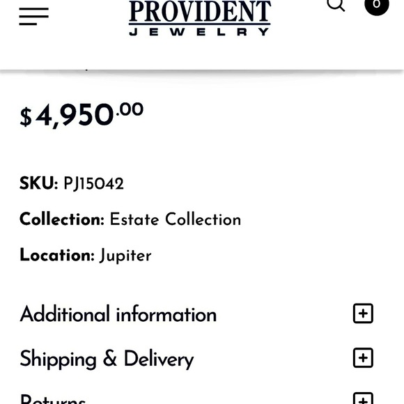 Diamond necklace - Picture 2 of 2